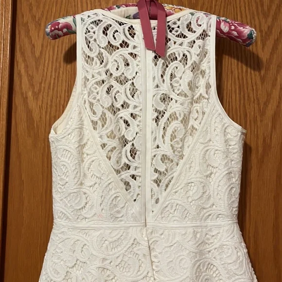 BCBGMaxAzria White Lace Dress - Picture 6 of 15